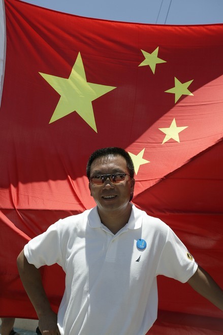 Liu Weidong, Vice Secretary-General CYA, at the handover of three Beneteau First 40.7s to China Cup International Regatta © Guy Nowell http://www.guynowell.com