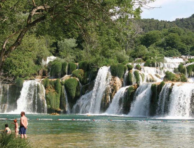 Croatia Rally swimming © Mariner Boating Holidays http://www.marinerboating.com.au