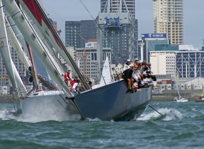 Living Doll at the start of the HSBC Premier Coastal Classic race © Richard Gladwell www.photosport.co.nz