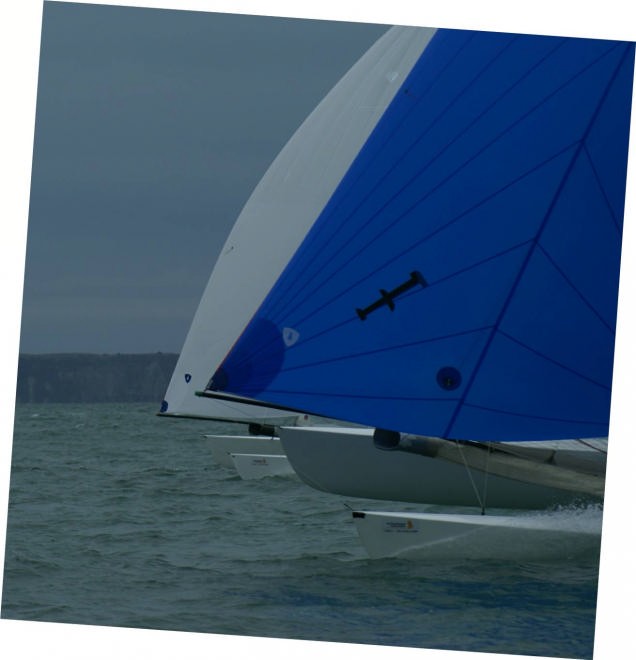 Striving for the finish, Tornado, Medal Race, Sail Auckland 2007 © Richard Gladwell www.photosport.co.nz