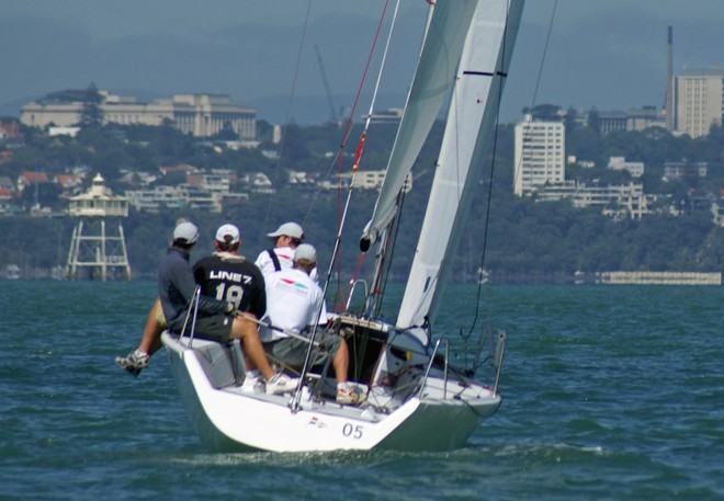 Top 470 sailor, Geoff Woolley lies in fourth place overall after Day 2 of the 2008 Club Marine NZ Keelboat Nationals © Richard Gladwell www.photosport.co.nz