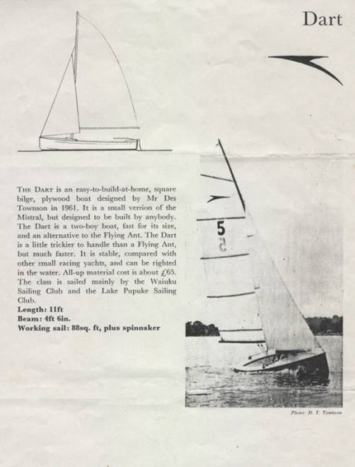 <b>The original Dart design and specification from 1961. A class that was well ahead of its time.</b> © Mistral Owners Association