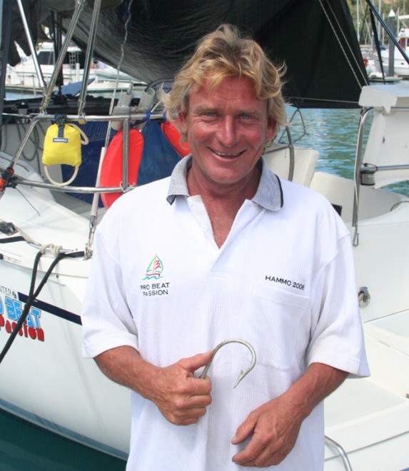 Dave Short hooks an Audi  © Sail-World.com /AUS http://www.sail-world.com
