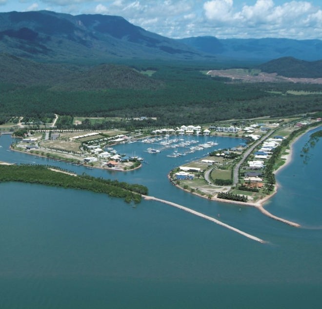 Entry to Port Hinchinbrook © Port Hinchinbrook . http://www.porthinchinbrook.com.au