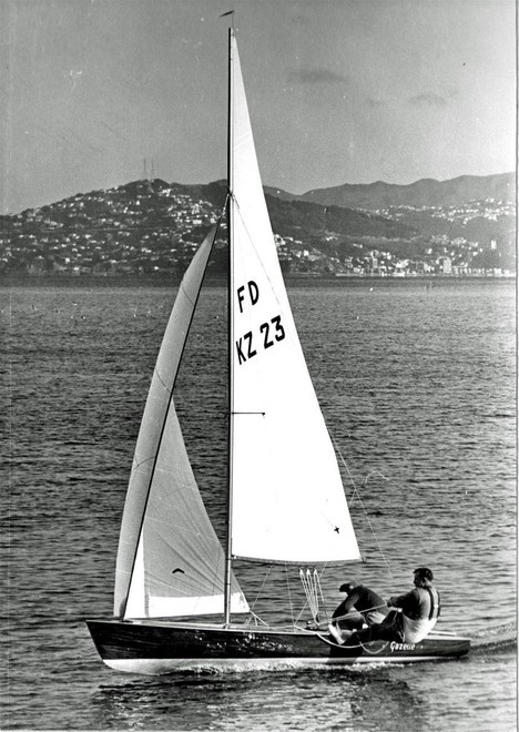 Gazelle the Flying Dutchman that Poole sailed in the 1964 Olympic Trials  © SW