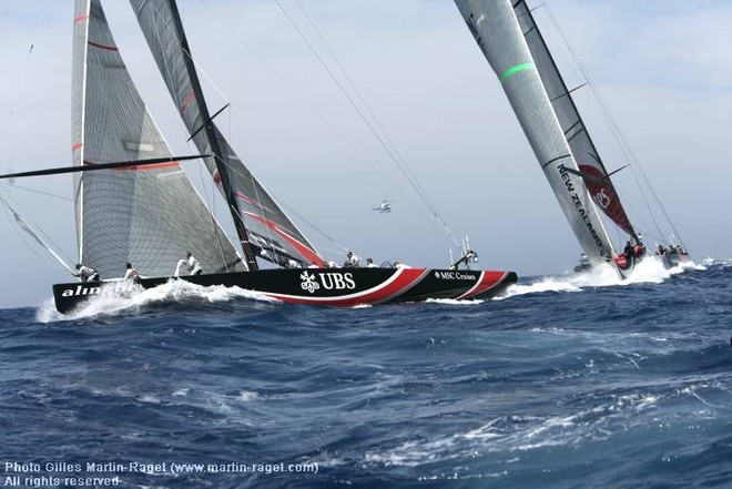 32nd America’s Cup - Final Match - Day 8 - Alinghi vs Emirates Team New Zealand © Gilles Martin-Raget http://www.martin-raget.com/