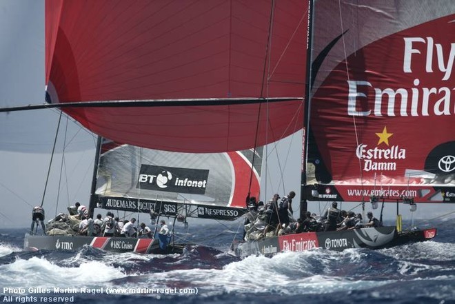 32nd America’s Cup - Final Match - Day 8 - Alinghi vs Emirates Team New Zealand © Gilles Martin-Raget http://www.martin-raget.com/