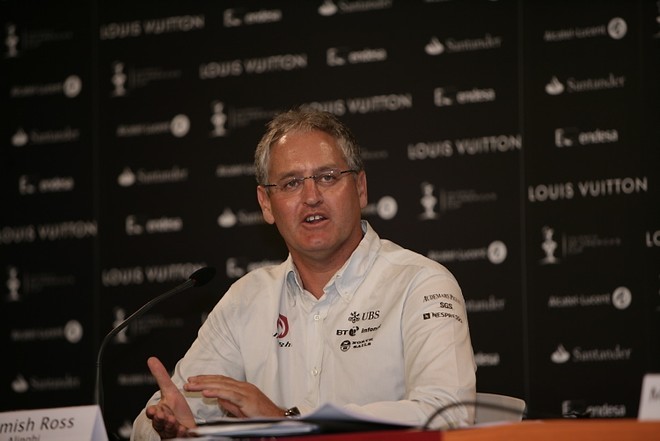 Hamish Ross, America’s Cup Management at the Protocol Media Conference © Gilles Martin-Raget http://www.martin-raget.com/
