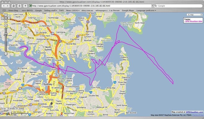 Rojone’s EziTrack system can accurately track a yacht’s route, using a combination of GPS and GPRS mobile phone technology. - HCW 24 hour yacht race © Mark Cherrington