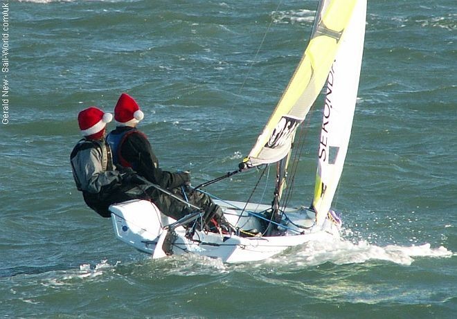 RS Feva at HISC Christmas Cracker 2008 © Gerald New http://www.sail-world.co.uk