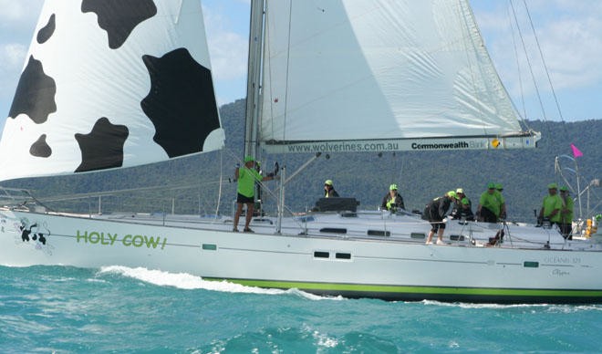 Holy Cow and that spinnaker &copy; Sail-World.com /AUS http://www.sail-world.com