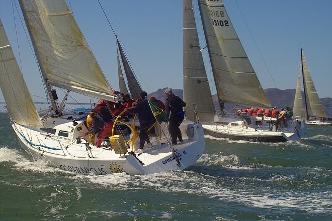 Sydney 38, start of first race on Day Two 2006 Rolex Big Boat Series © Chuck Lantz http://www.ChuckLantz.com