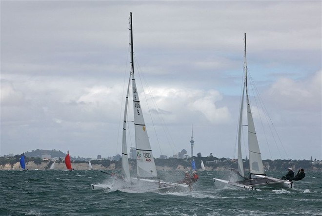The Tornado class competing at Sail Auckland 2008 - they will be back in 2009 © Event Media