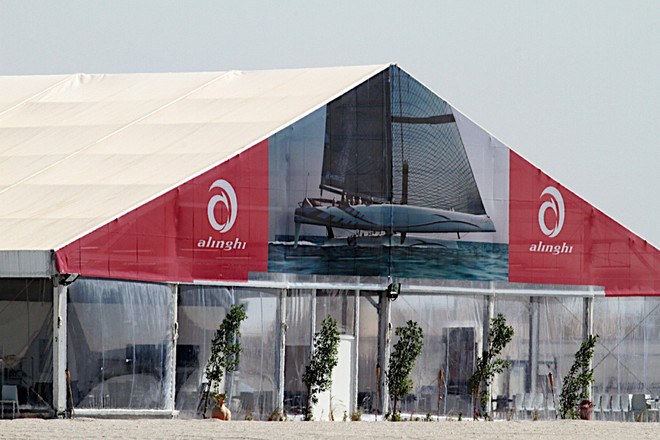 Alinghi 5 training base at Ras al-Khaimah (UAE) © Alinghi Team www.alinghi.com