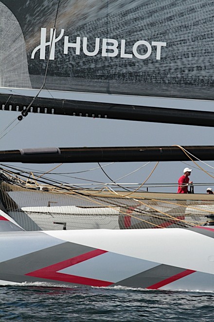 Alinghi 5 training off Ras al-Khaimah (UAE) © Alinghi Team www.alinghi.com