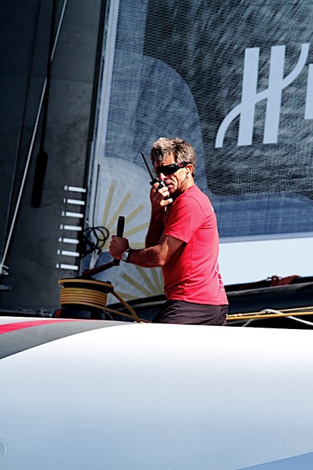 Alinghi 5 training off Ras al-Khaimah (UAE) © Alinghi Team www.alinghi.com