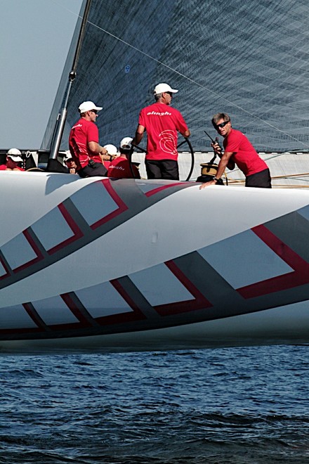 Alinghi 5 training off Ras al-Khaimah (UAE) © Alinghi Team www.alinghi.com