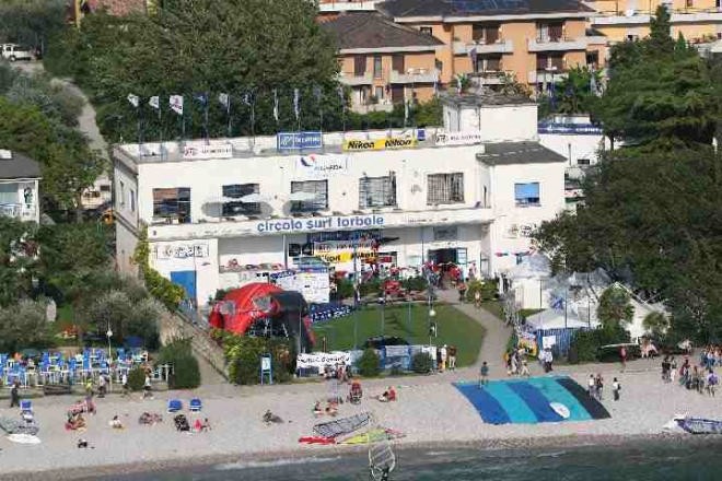 The venue for the 2006 RS:X World Championships at Torbole, Lake Garda, Italy © rsxclass.com