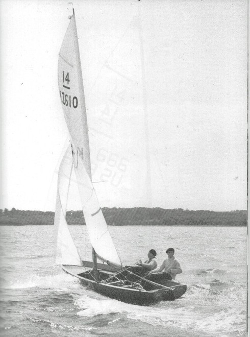 Atua Hau sailing in Cowes at the 1958 Price of Wales Cup © SW
