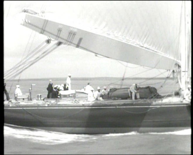 Close up and onboard black and white footage is a feature of House of the America’s Cup © Mediawave