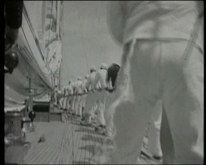 The House of the America’s Cup takes you on board the J-class during racing showing original film footage. © Mediawave