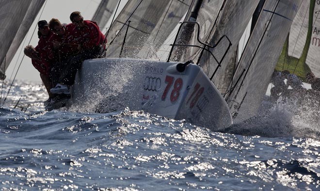 Audi Melges 32 World Championship<br />
Stefano Gattini/Joe Fly. © Stefano Gattini