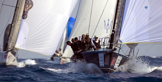 Audi Melges 32 World Championship<br />
Stefano Gattini/Joe Fly. © Stefano Gattini