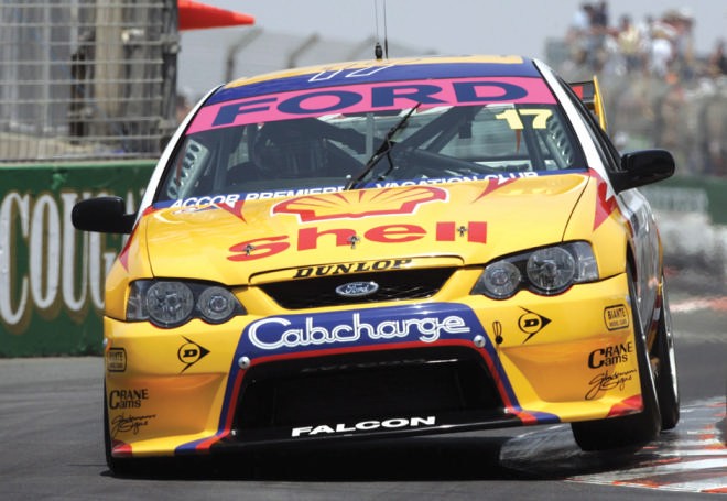Johnson race car panels are tougher than nails too © SW