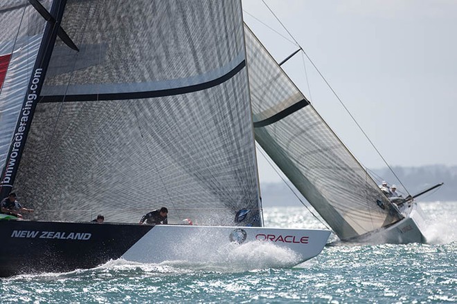 Louis Vuitton Pacific Series -  Racing Day 2 © BMW Oracle Racing Photo Gilles Martin-Raget http://www.bmworacleracing.com