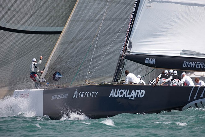 Louis Vuitton Pacific Series -  Racing Day 2 © BMW Oracle Racing Photo Gilles Martin-Raget http://www.bmworacleracing.com