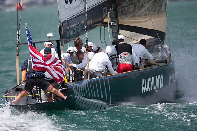 Louis Vuitton Pacific Series -  Racing Day 2 © BMW Oracle Racing Photo Gilles Martin-Raget http://www.bmworacleracing.com