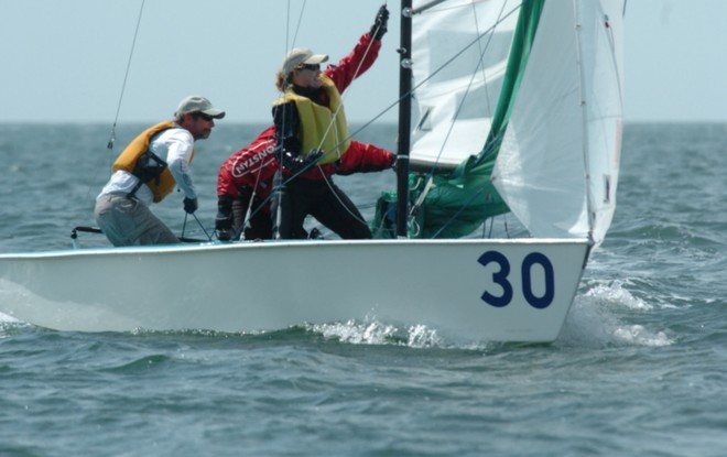 Jeff Linton in action -  Photo: Bill Clausen © Sail-World.com /AUS http://www.sail-world.com