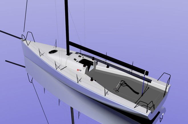 New Archambault M34 design is getting pulses racing. - Rolex Fastnet Race 2009 &copy; Christophe Archambault