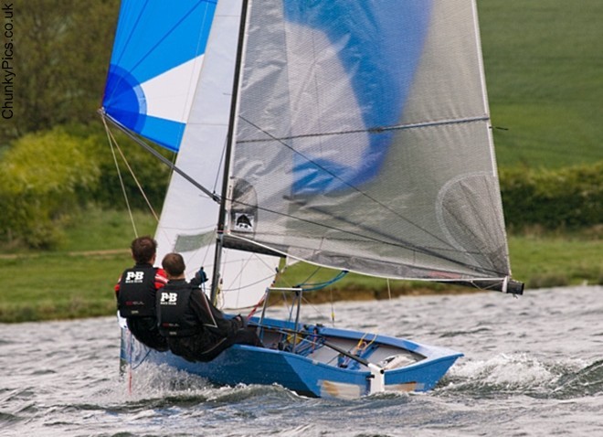 National Merlin Rocket Inland Championships at Pitsford Reservoir © ChunkyPics http://www.chunkypics.co.uk