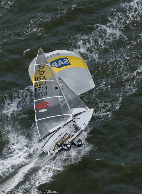 Mike Martin Miles Nelson 2009 World 505 Champions, San Francisco &copy; Erik Simonson/MarineMediaAlliance.com http://marinemediaalliance.com/gallery/