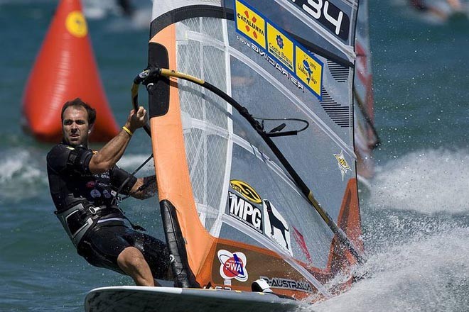 Micah Buzianis - PWA Slalom World Cup - Costa Brava ©  John Carter / PWA http://www.pwaworldtour.com