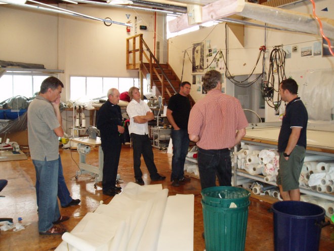 Doyles Sails host Bavaria owners at their Auckland loft © International Marine Brokers New Zealand www.internationalmarine.co.nz