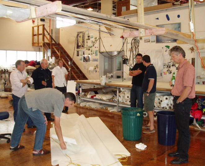 Doyles Sails host Bavaria owners at their Auckland loft © International Marine Brokers New Zealand www.internationalmarine.co.nz