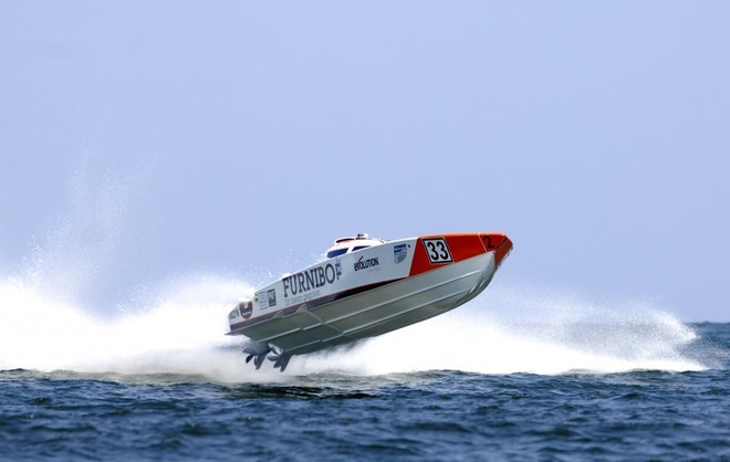 Furnibo racing in the Powerpole of the Powerboat P1 World Championships in Syracuse, Sicily.<br />
Copyright onEdition 2009©<br />
 © Powerboat P1 World Championship http://www.powerboatp1.com