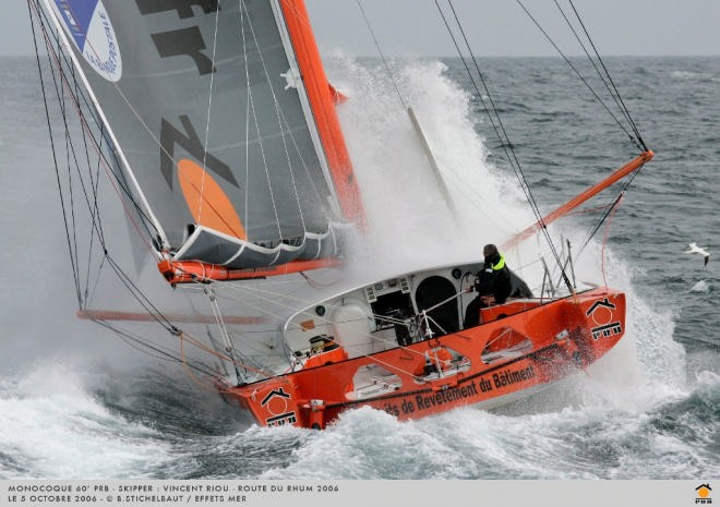 PRB - before breaking her mast on Monday evening in the 2006 Route du Rhum © Route du Rhum