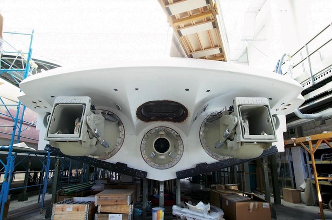 KAMEWA waterjet drives achieve a 55 knot top speed © Ocean Magazine http://www.oceanmagazine.com.au/