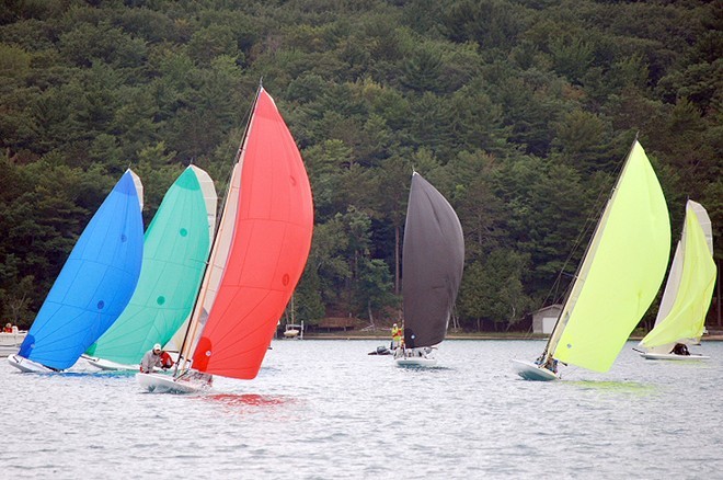 Fleet action at the 2009 Melges 17 U.S. National Championship © Andy Burdick