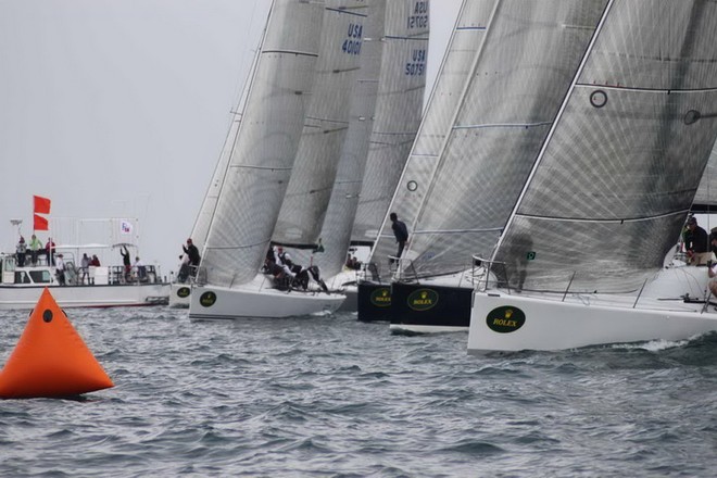 Farr 40 fleet start Photo: Scott Diamond - Farr 40 North American Championship © SW