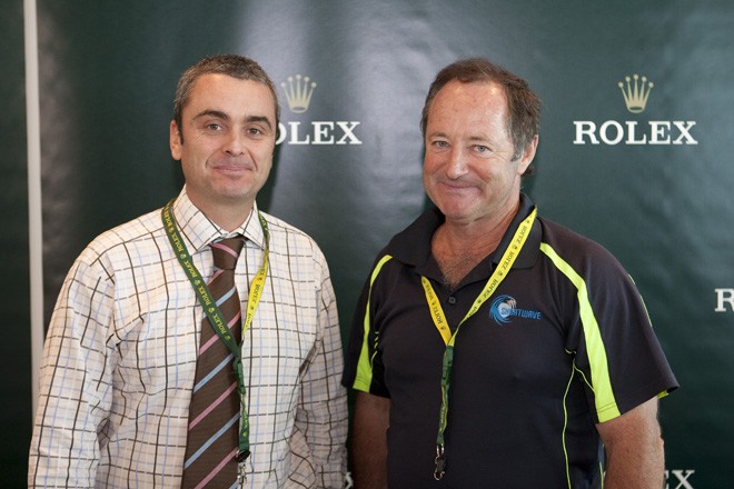 Rolex Sydney-Hobart 2009 press conference at the Cruising yacht Club of Australia. James Connell and Matthew Short ©  Andrea Francolini / Rolex http://www.afrancolini.com