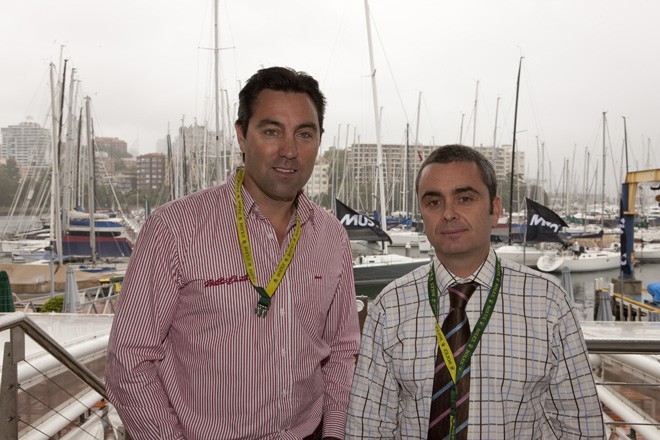 Rolex Sydney-Hobart 2009 press conference at the Cruising yacht Club of Australia. MARK RICHARDS and JAMES CONELL ©  Andrea Francolini / Rolex http://www.afrancolini.com