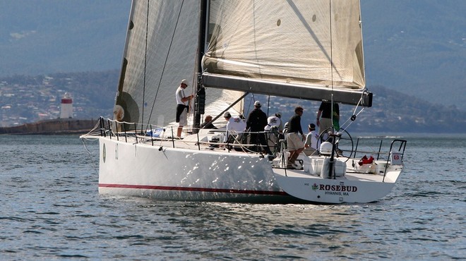 Rosebud nears the Iron Pot - Rolex Sydney Hobart Yacht Race © Crosbie Lorimer http://www.crosbielorimer.com