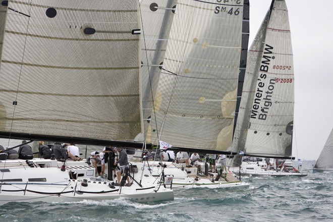 SAILING - Skandia Geelong Week 2008, Melbourne(Australia) - 24/01/08 START LINE ©  Andrea Francolini Photography http://www.afrancolini.com/