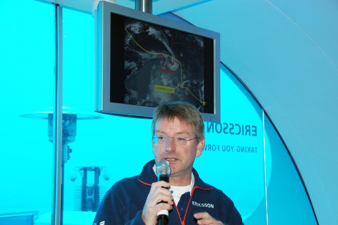 Ericsson 4 meteorologist Chris Bedford. © Rick Tomlinson/Volvo Ocean Race http://www.volvooceanrace.com