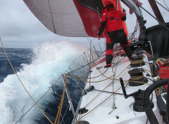 Volvo Ocean Race Its wet and wild onboard Il Mostro