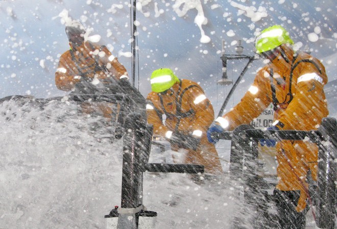 Rough weather in the Southern Ocean, onboard Green Dragon, on leg 5 of the Volvo Ocean Race, from Qingdao to Rio de Janeiro © Guo Chuan/Green Dragon Racing/Volvo Ocean Race http://www.volvooceanrace.org